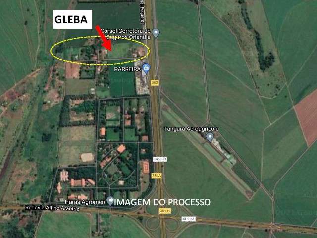 Parte Ideal 1/5 de 31,82% da gleba de terras área 72.600,00m², Fazenda Mosquito