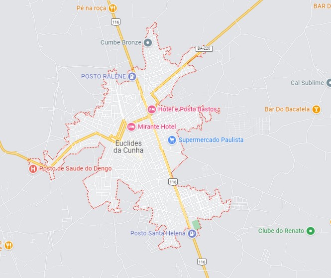 Terreno 500m², Dengo, Euclides da Cunha BA