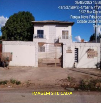 Apartamento 60,74m², Parque Nova Friburgo B, Cidade Ocidental GO