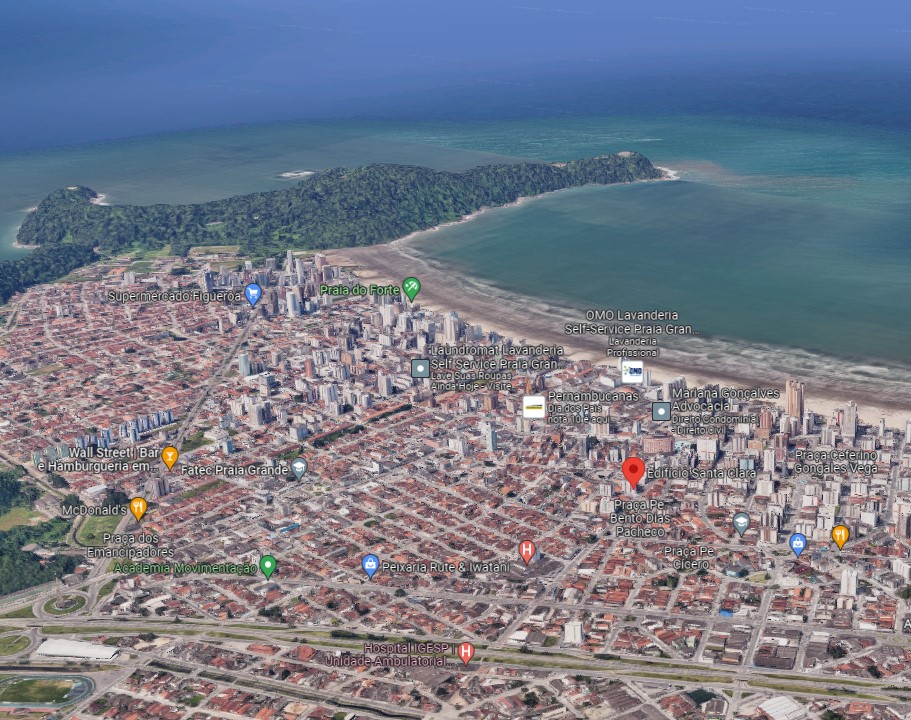 Apartamento 50,8m², Boqueirão, Praia Grande SP