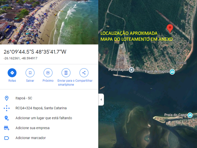 Terreno área de 360m² - Balneário Alvorada