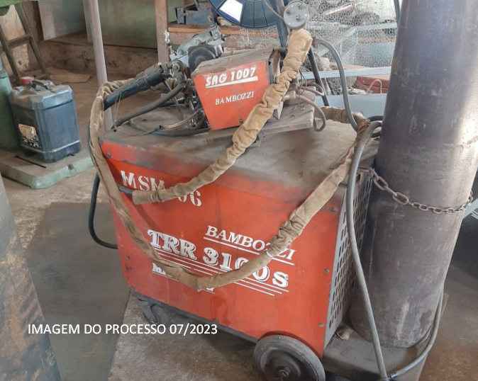 Máq. de Solda marca Bambozzi TRR 3100