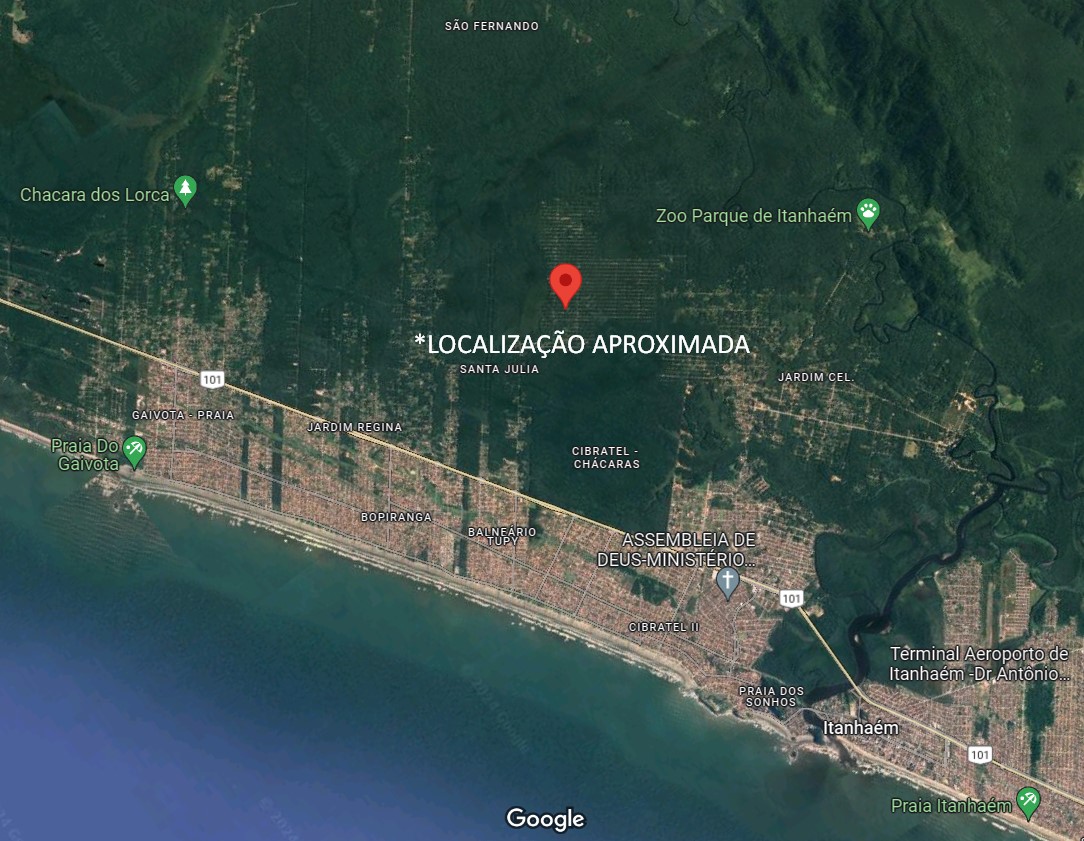 Terrenos s/benfeitorias área 250m² - Itanhaém/SP