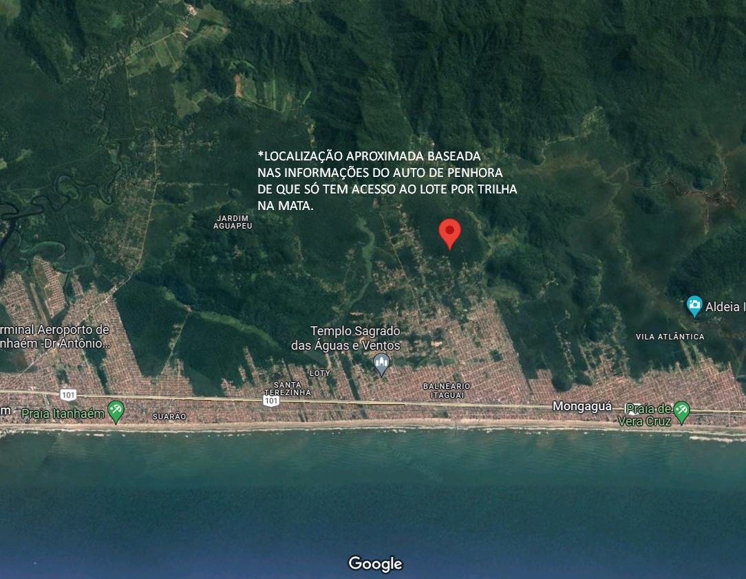 Terreno s/benfeitoria área 253m² - Mongaguá/SP