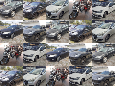 Toyota/Corola, Fiat/Palio, Hyundai/HB20s, Motociclo, VW/Novo Voyage, I/Ford Focus, I/Porsche