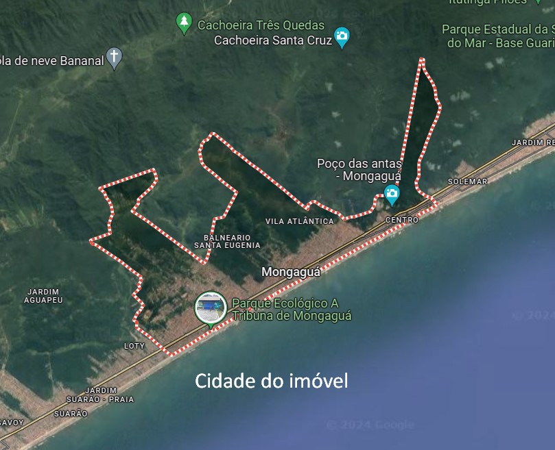 Terreno s/benfeitoria área 250m² - Mongagua/SP