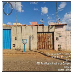 Casa 59.95m², MORADA DO SOL, POMPEU MG