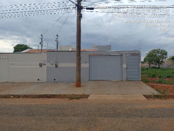 Casa 93.9m², MANSOES AGUAS QUENTES, CALDAS NOVAS GO