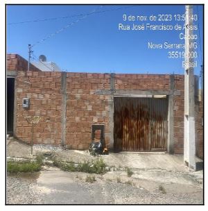Casa 62.4m², RESIDENCIAL MESSIAS PINTO AZEVEDO I, NOVA SERRANA MG