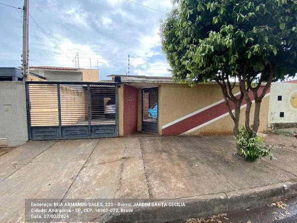 Casa 69.86m², JARDIM SANTA CECILIA, ANDRADINA SP