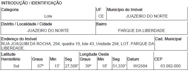Terreno 150m², PIRAJA, JUAZEIRO DO NORTE CE